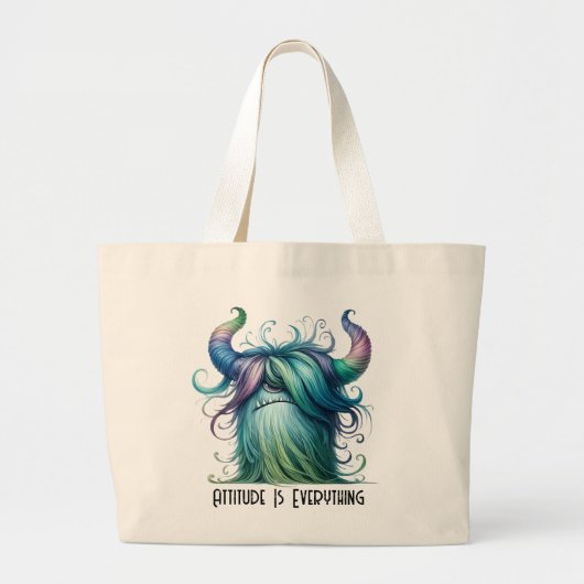 Hans - Monster Canvas tas met één oog (Voorkant)