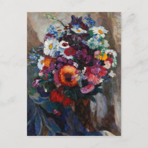 Hans Muller-Dachau Bouquet van Summer Flowers Briefkaart