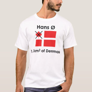 Hans Ø - Hans Island - de nationalistische versie T-shirt