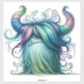 Hans - One-Eyed Monster Transparent Sticker (Vel)