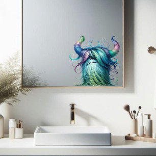 Hans - One-Eyed Monster Transparent Sticker