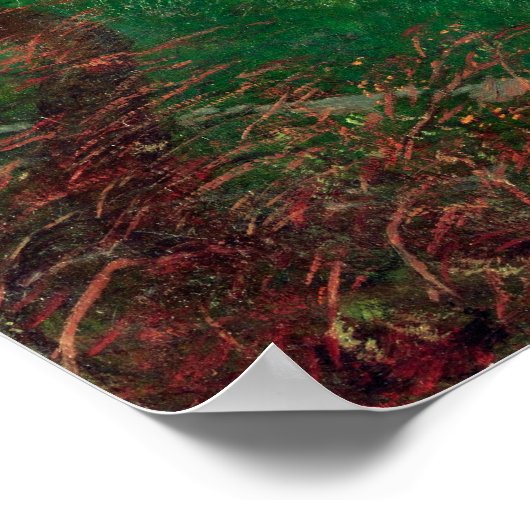 Hans Thoma At Lake Garda Poster (Hoek)