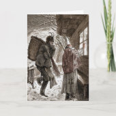  Hans Trapp en St. Nick kerstkaart Feestdagen Kaart (Voorkant)