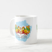 Hansa Puttuwa – Two Entwined Swans Koffiemok (Voorkant links)