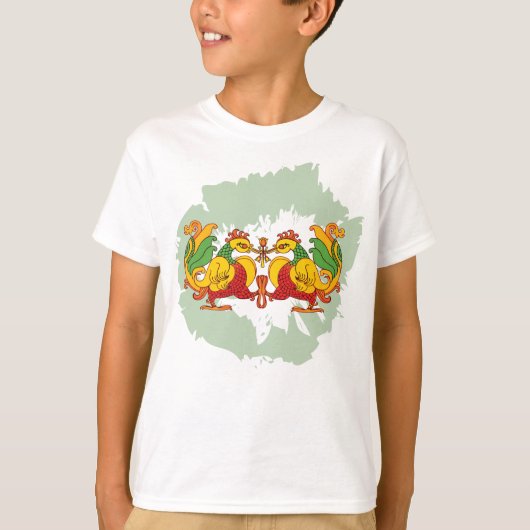 Hansa Puttuwa – Two Entwined Swans T-shirt (Voorkant)