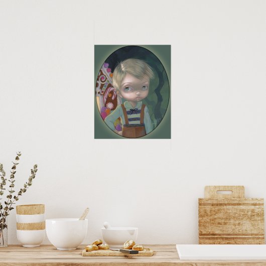 Hansel ART PRINT grootwinkelbedrijf Gretel snoep (Keuken)