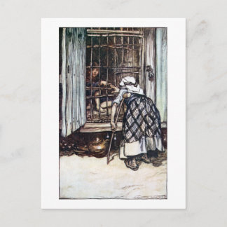 Hansel Caged by the Witch Briefkaart