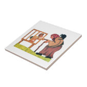 Hänsel en de heks tegeltje (Zijkant)