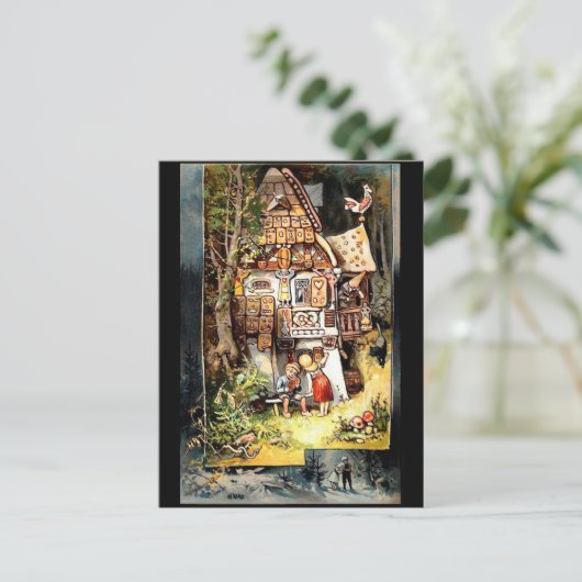 hansel en gretel 2  briefkaart (Staand voorkant)