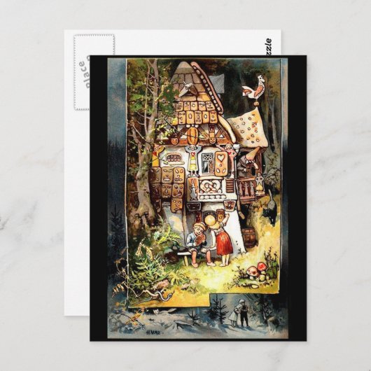 hansel en gretel 2 briefkaart (Voorkant / Achterkant)