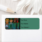 Hänsel en Gretel Bos Gingerbread House Snoep Etiket (Insitu)