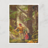 hansel en Gretel Briefkaart (Voorkant)