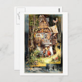 Hansel en Gretel briefkaart (Voorkant / Achterkant)