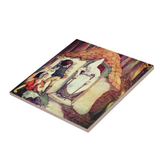 Hansel en Gretel Ceramic Tegel Tegeltje (Zijkant)