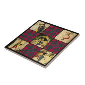 Hänsel en Gretel Collage Keramische Tegel Tegeltje (Zijkant)