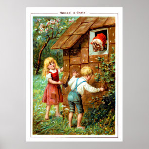 Hansel en Gretel Fairy Tale Poster