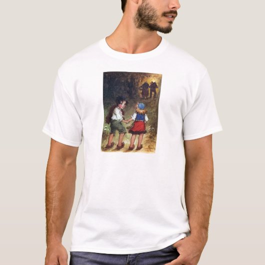 Hansel en Gretel Head in de Bossen T-shirt (Voorkant)