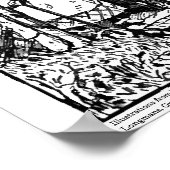 Hänsel en Gretel, het Blue Fairy Book Poster (Hoek)