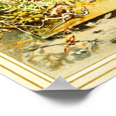 Hansel en Gretel in het Gingerbrood Cottage Poster (Hoek)