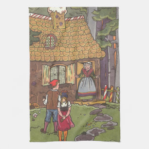 Hansel en Gretel, Klassiek Sprookje van Hauman Theedoek