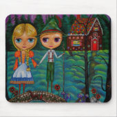 Hansel en Gretel Mousepad Muismat (Voorkant)