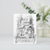 Hansel en Gretel ontmoeten de heks Briefkaart (Staand voorkant)