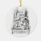 Hansel en Gretel ontmoeten de heks Keramisch Ornament (Voorkant)
