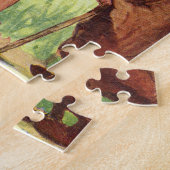 Hansel en Gretel ontmoeten de heks Legpuzzel (Zijkant)