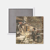 Hansel en Gretel ontmoeten de heks Magneet (Voorkant / Achterkant)