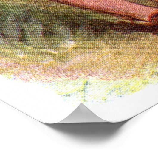 Hansel en Gretel ontmoeten de heks Poster (Hoek)