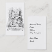 Hansel en Gretel ontmoeten de heks Visitekaartje (Voorkant / Achterkant)