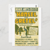 Hansel en Gretel - Opera van Engelbert Humperdinck Briefkaart (Voorkant / Achterkant)
