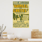 Hansel en Gretel  Theater Poster (Keuken)