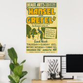 Hansel en Gretel  Theater Poster (Thuiskantoor)