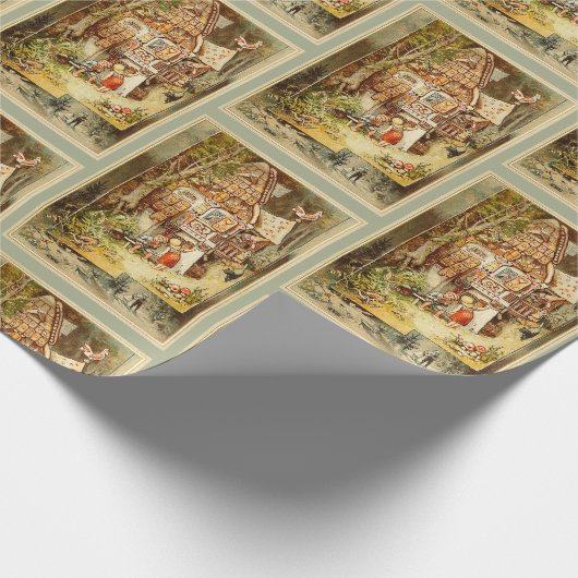 Hansel en Gretel Wrapping Paper Cadeaupapier (Hoek)