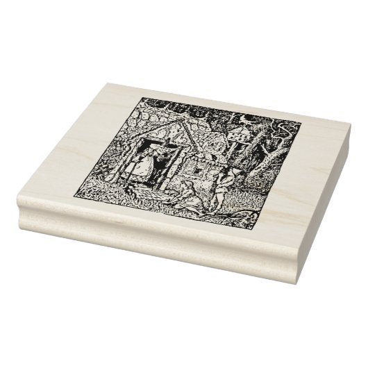Hänsel en Grettel Rubberstempel (Stempel)