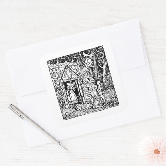 Hänsel en Grettel Sticker (Envelop)