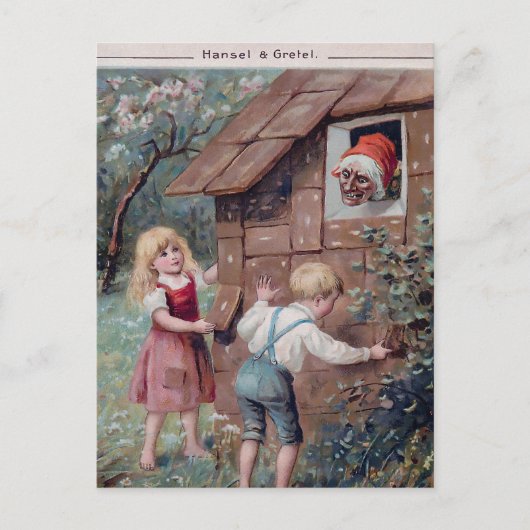  Hansel en Grontel 1906 Briefkaart (Voorkant)