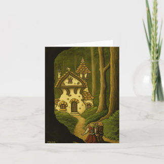 Hansel & Gretel fairytale notecard Kaart
