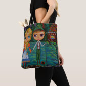 Hansel & Gretel Gingerbrood House Big Eye Dolls Tote Bag (Dichtbij)