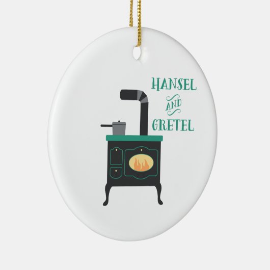 Hansel & Gretel Keramisch Ornament (Rechts)
