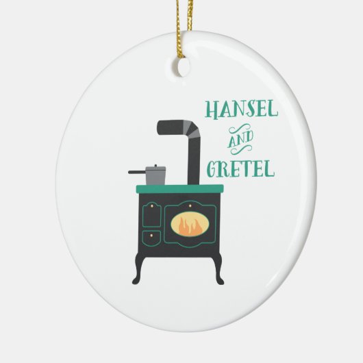 Hansel & Gretel Keramisch Ornament (Links)