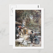 Hansel & Grethel ontmoeten de heks Briefkaart (Voorkant / Achterkant)