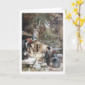 Hansel & Grethel ontmoeten de Heks Kaart (Gele Bloem)