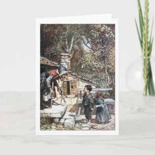 Hansel & Grethel ontmoeten de Heks Kaart