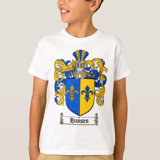 HANSEN FAMILY CREST - HANSEN COAT OF ARMS T-SHIRT (Voorkant)