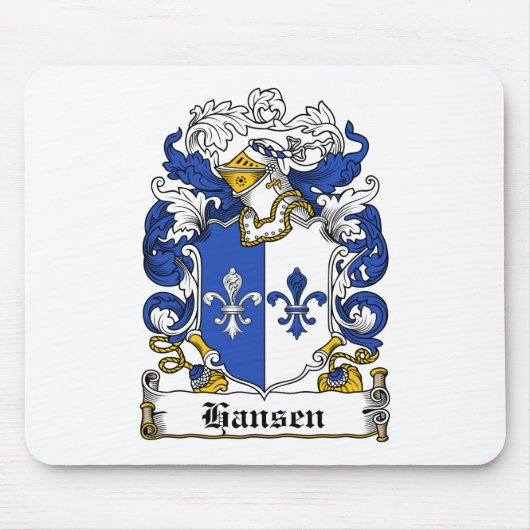 Hansen Family Crest Muismat (Voorkant)