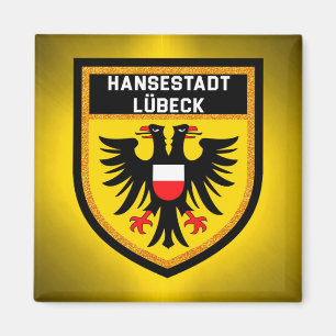 Hansestadt Lübeck Flag Magneet