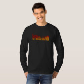 Hansestadt Stralsund Silhouette Skyline Landmark O T-shirt (Voorkant volledig)