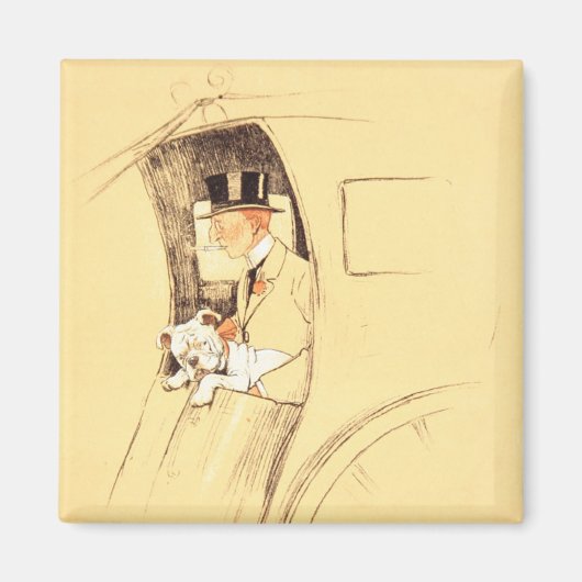 Hansom Cab Magneet (Voorkant)